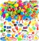 100Pcs Prefilled Easter Eggs with Toys, Filled Easter Eggs with Toys Inside, Easter Eggs Filled Basket Stuffed